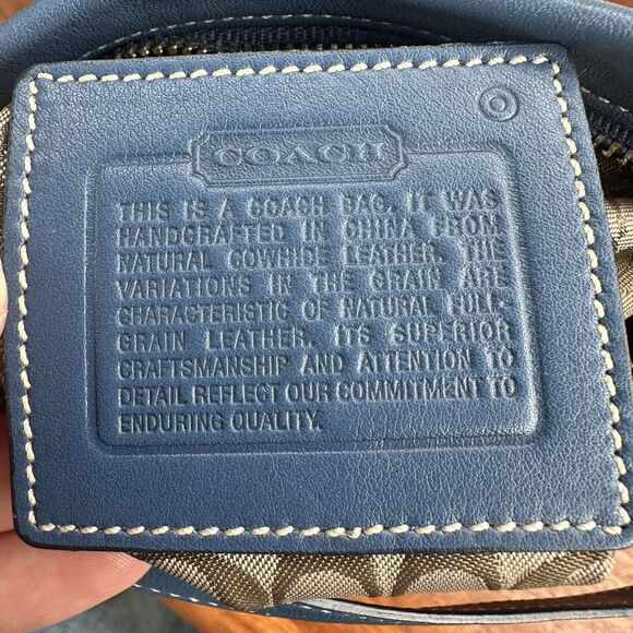 Coach Soho Mini Pochette Style No. 9234 – Blue Leather - Picture 11 of 11